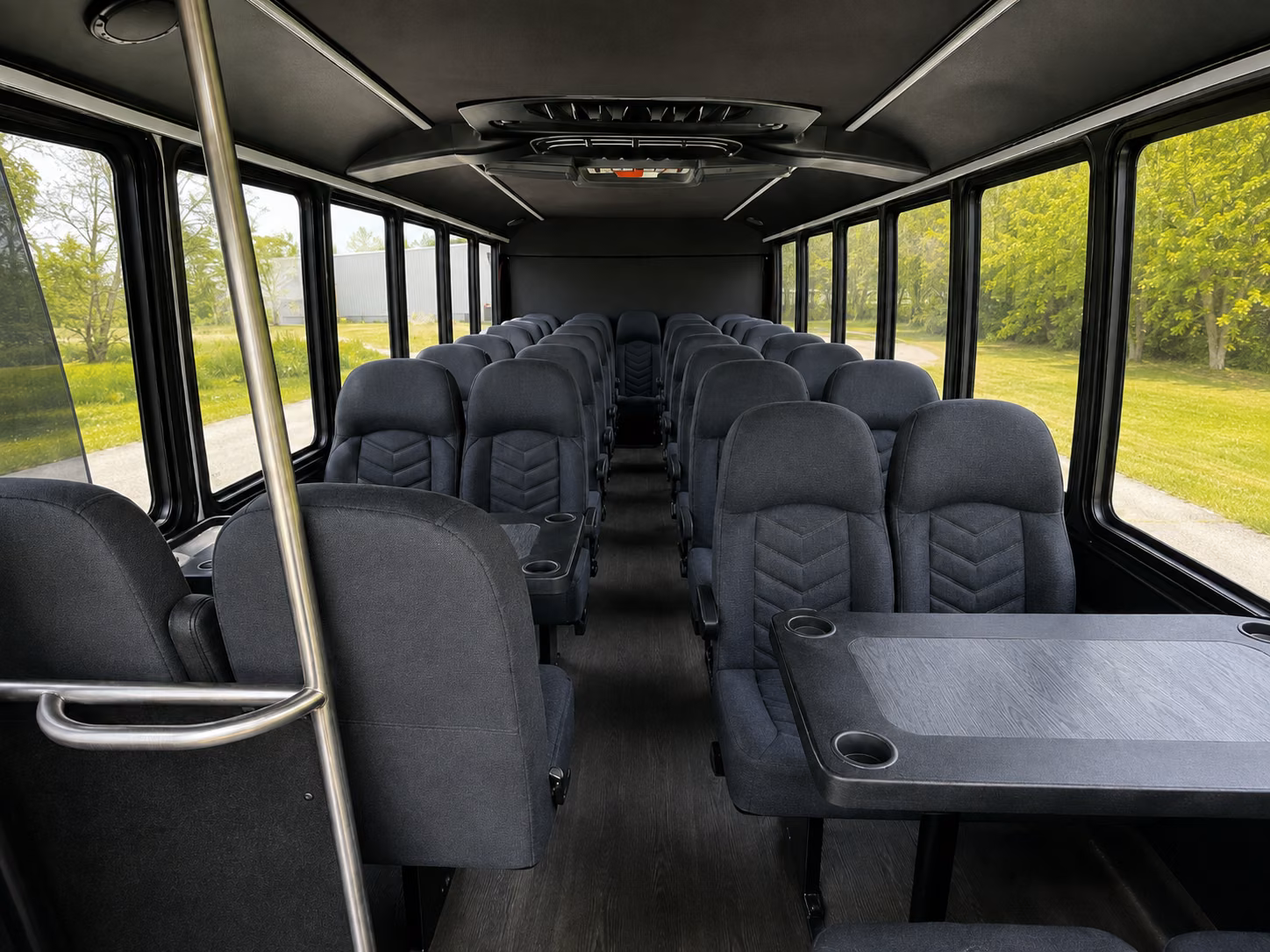 bellingham 15 passenger minibus inside