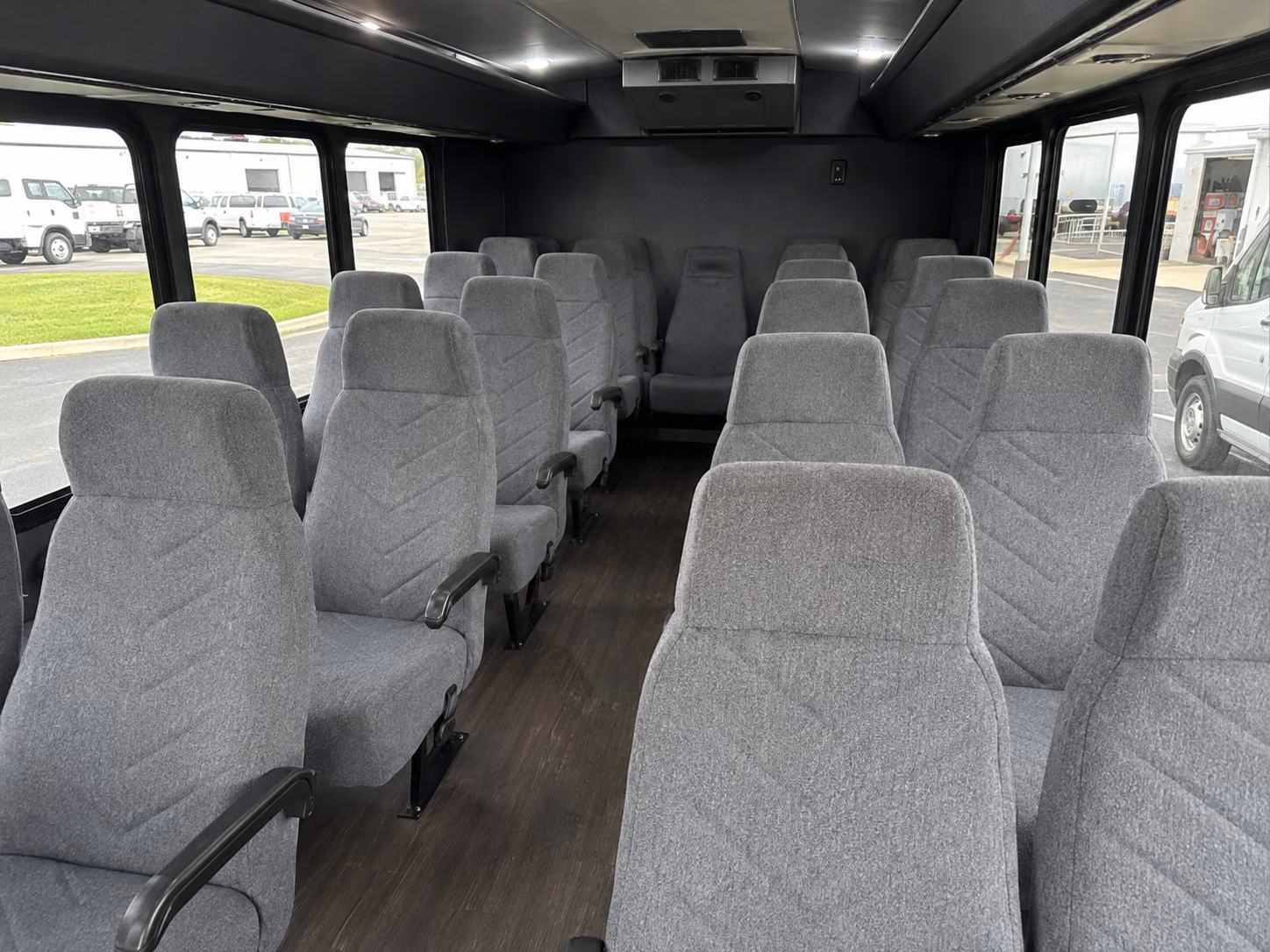 bellingham 15 passenger minibus interior