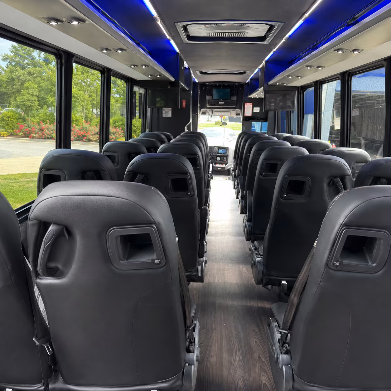 bellingham 25 passenger minibus inside