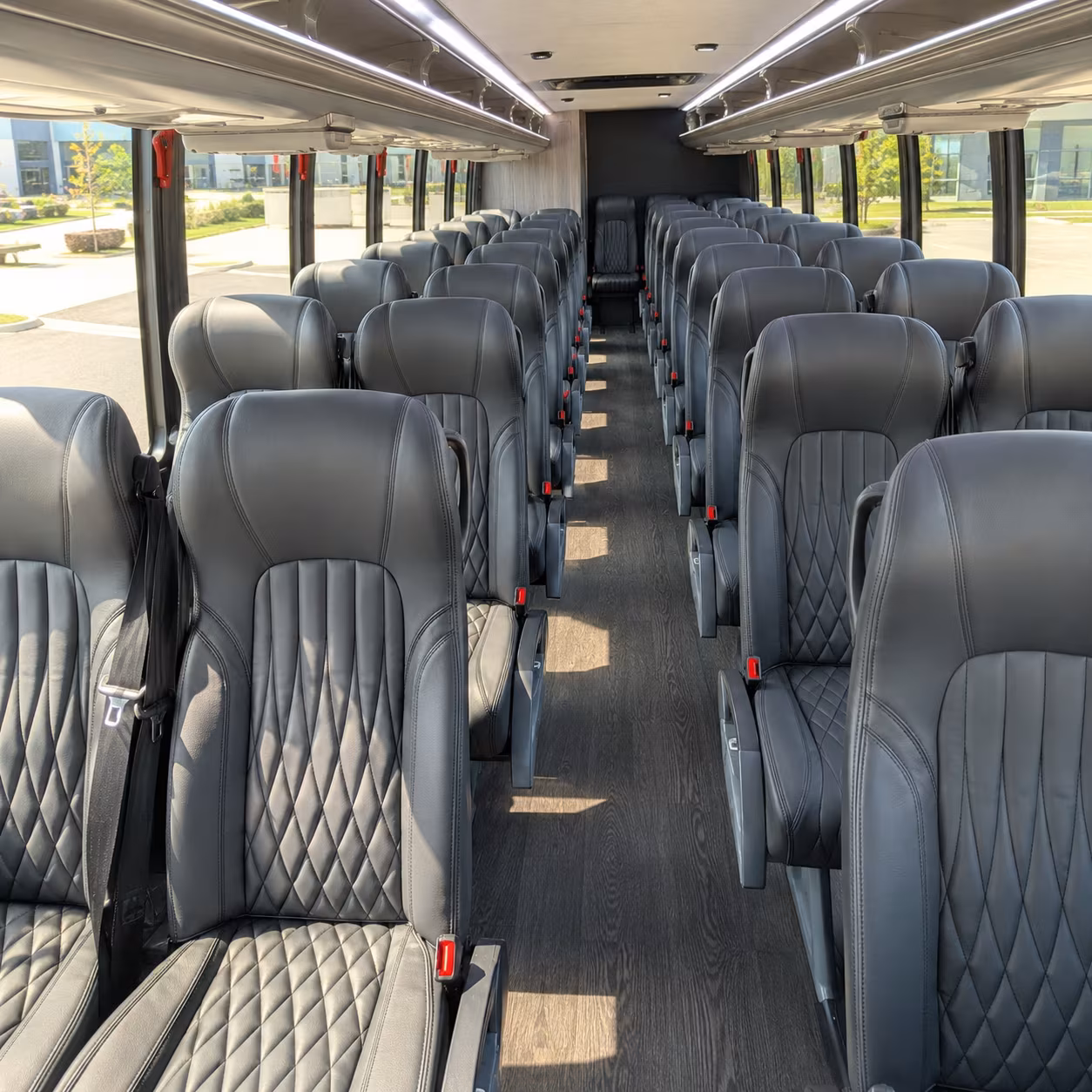 bellingham 25 passenger minibus interior