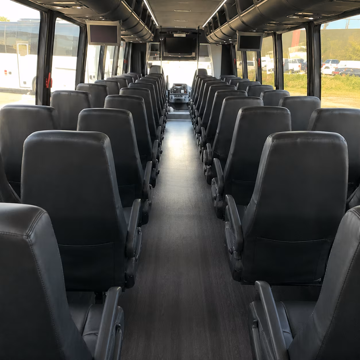 bellingham 28 passenger minibus inside