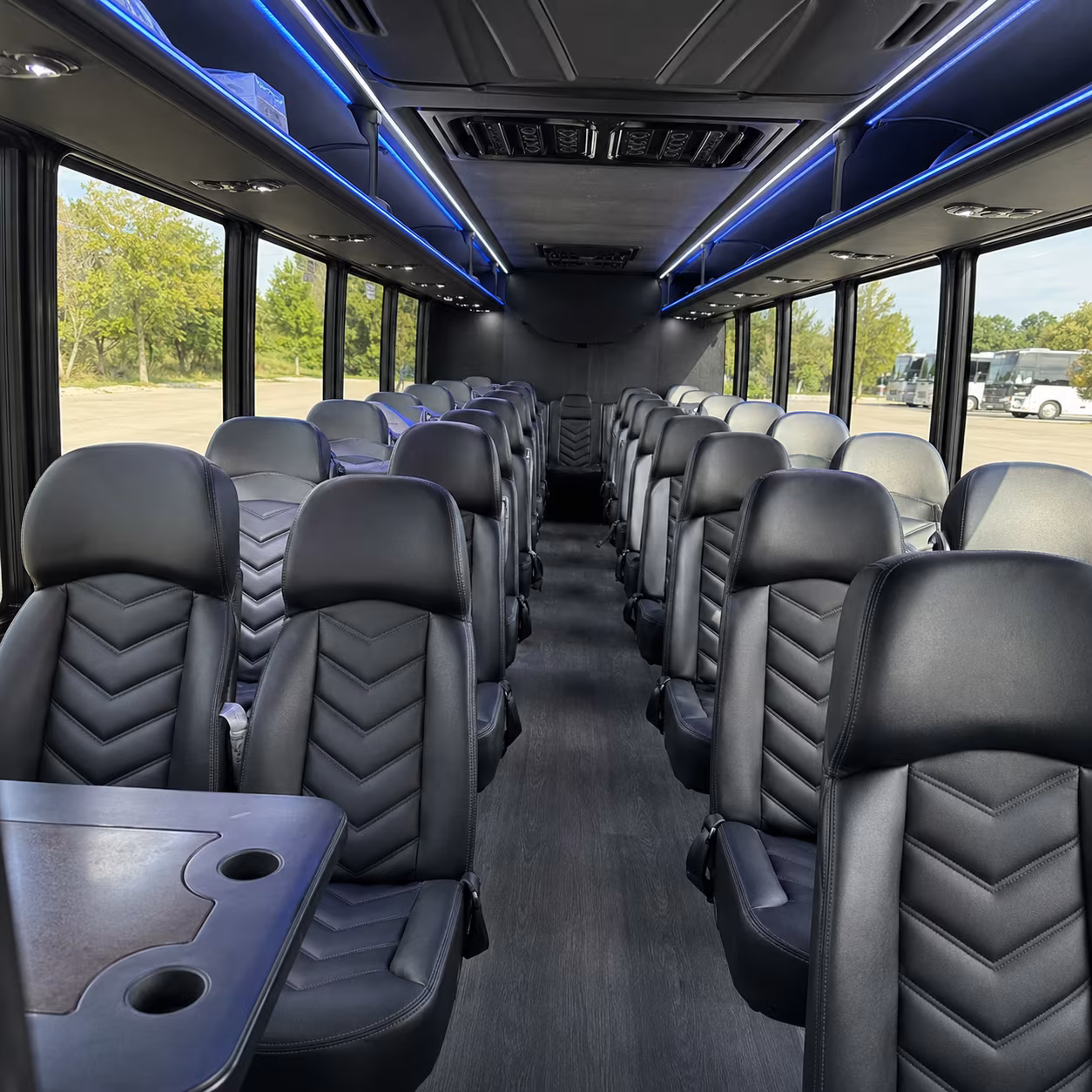 bellingham 30 passenger minibus interior