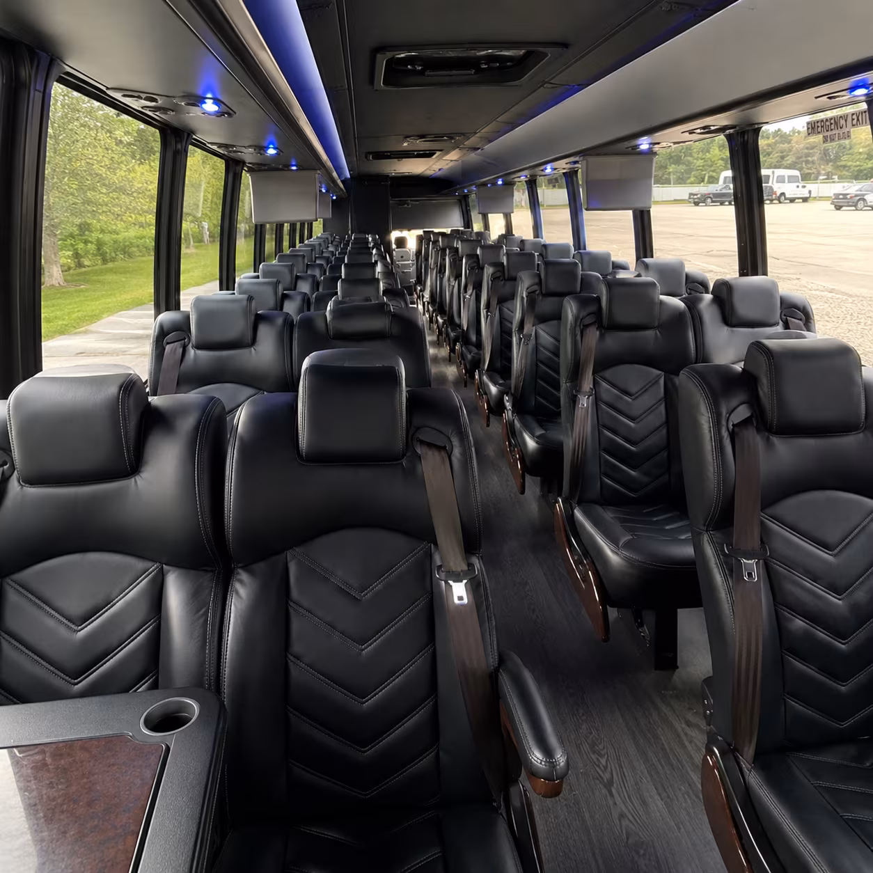 bellingham 35 passenger minibus inside