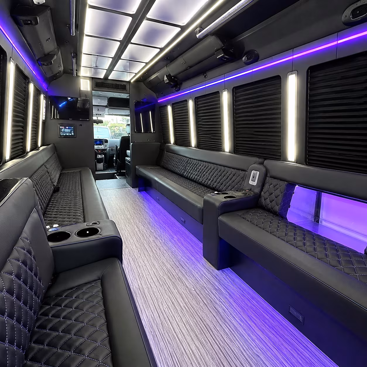 bellingham party bus inside