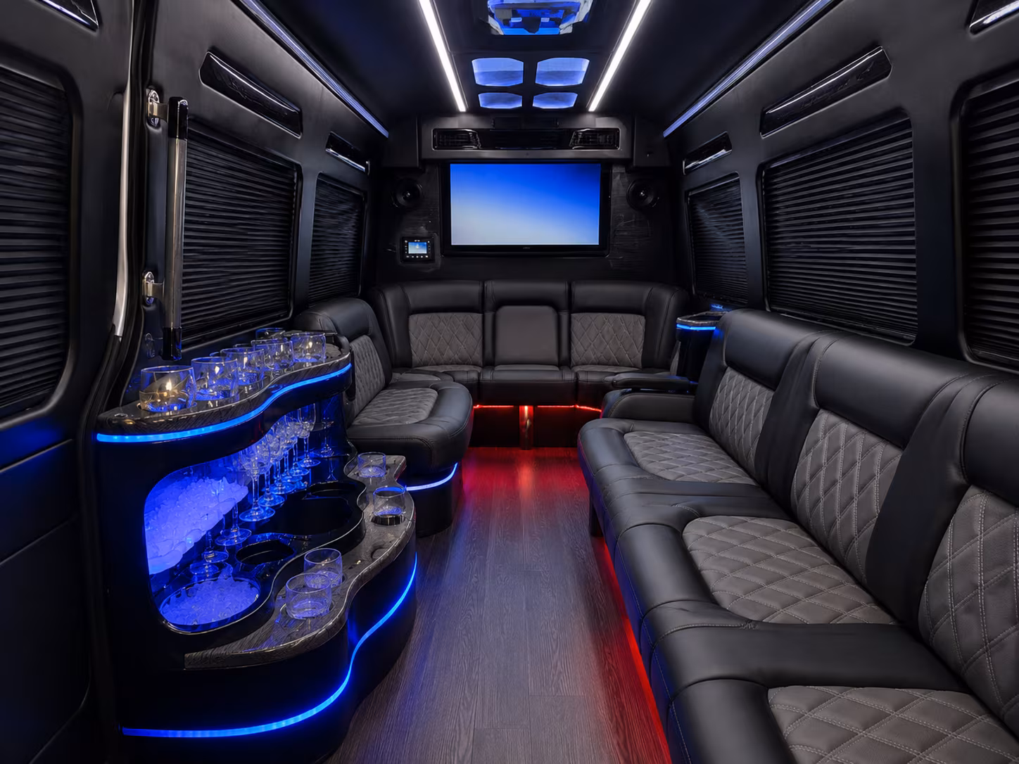bellingham sprinter limousine inside