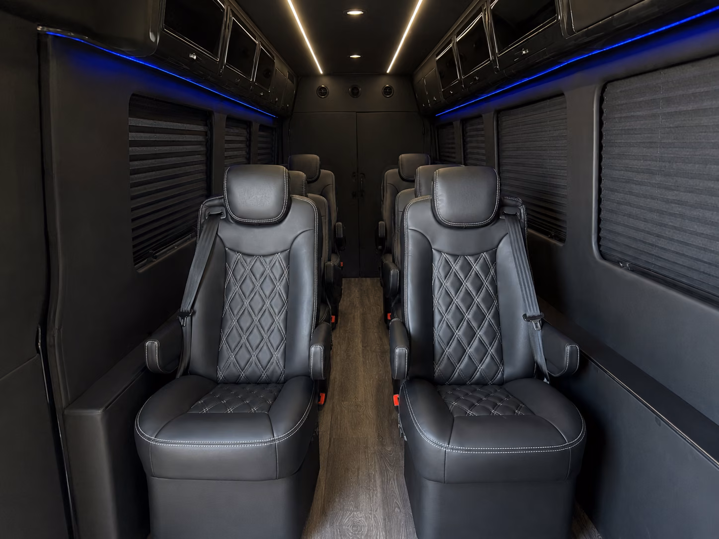 bellingham sprinter van with driver inside