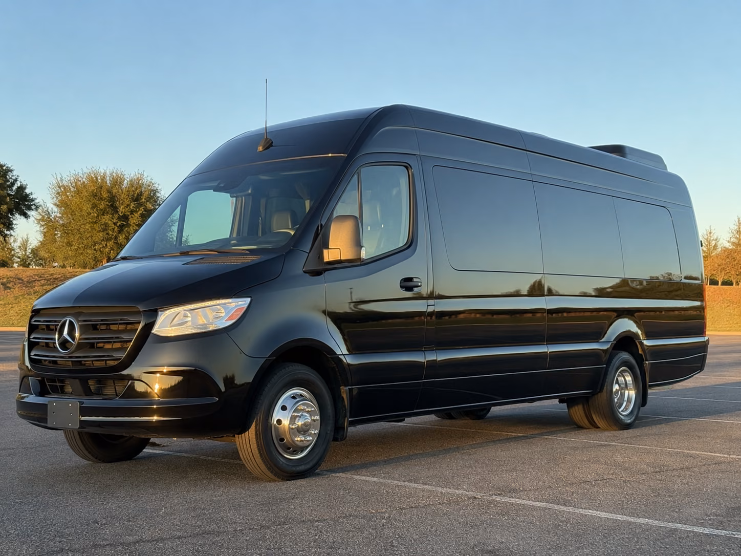 bellingham sprinter van with driver